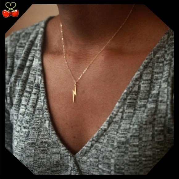 Mary's Cherries Boutique Jewelry - 2/$25🍒 Lightning BOLT ⚡ Power Necklace